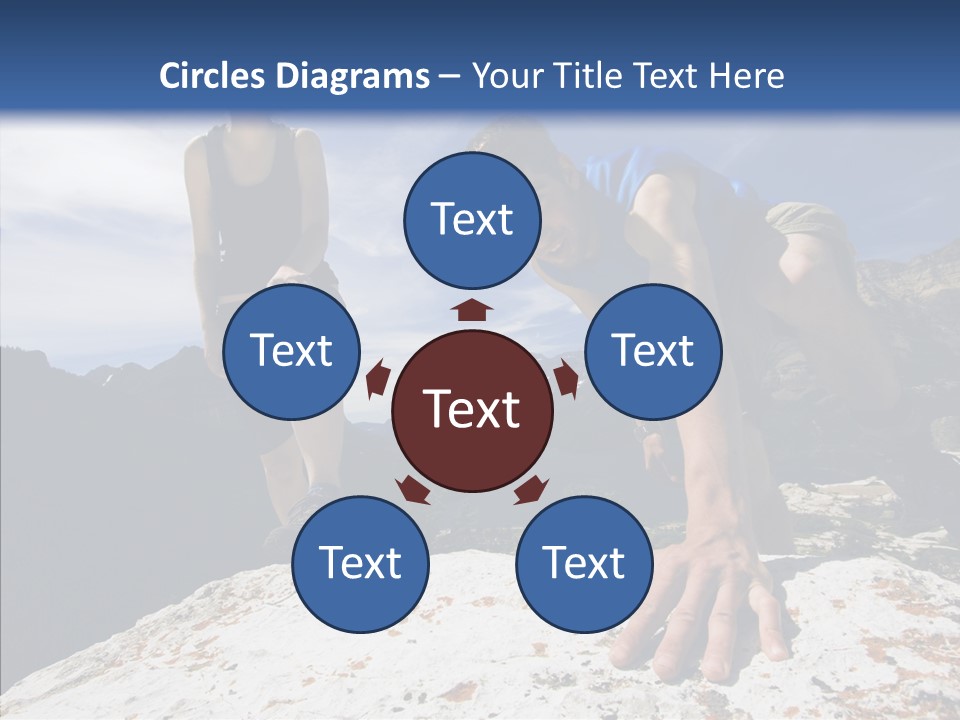 Peak Wilderness Girl PowerPoint Template