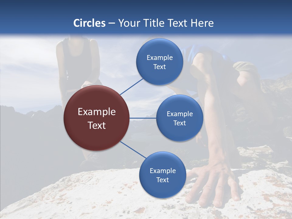 Peak Wilderness Girl PowerPoint Template