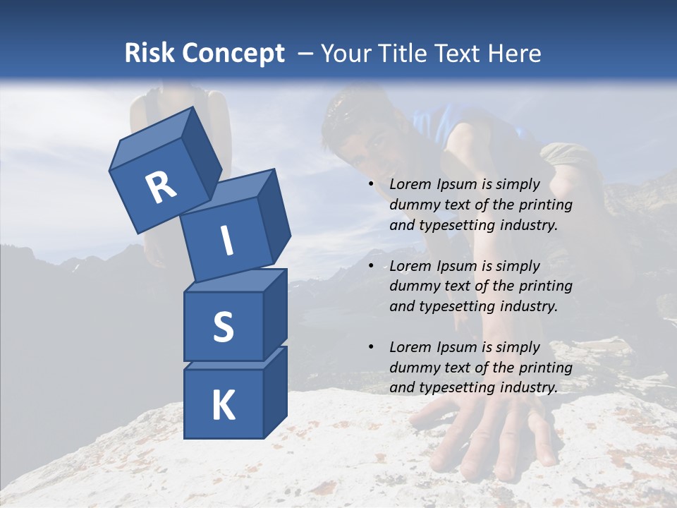 Peak Wilderness Girl PowerPoint Template