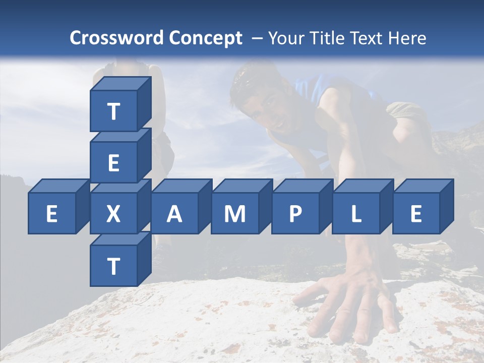 Peak Wilderness Girl PowerPoint Template