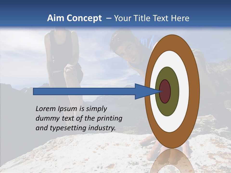 Peak Wilderness Girl PowerPoint Template