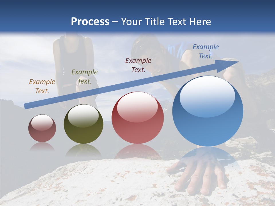 Peak Wilderness Girl PowerPoint Template