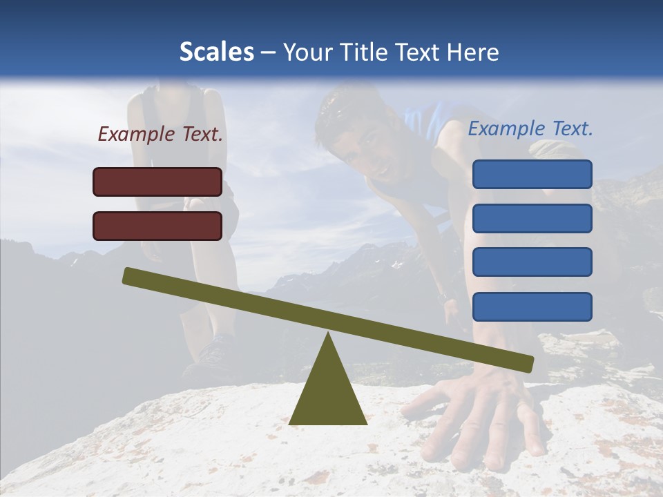 Peak Wilderness Girl PowerPoint Template