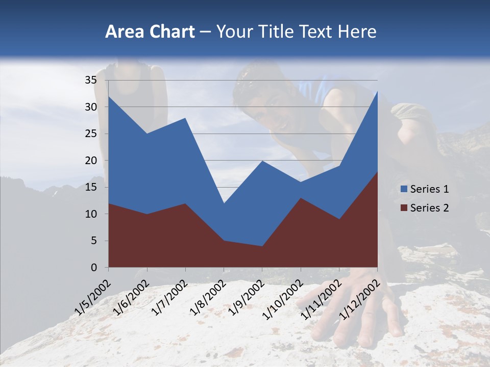 Peak Wilderness Girl PowerPoint Template