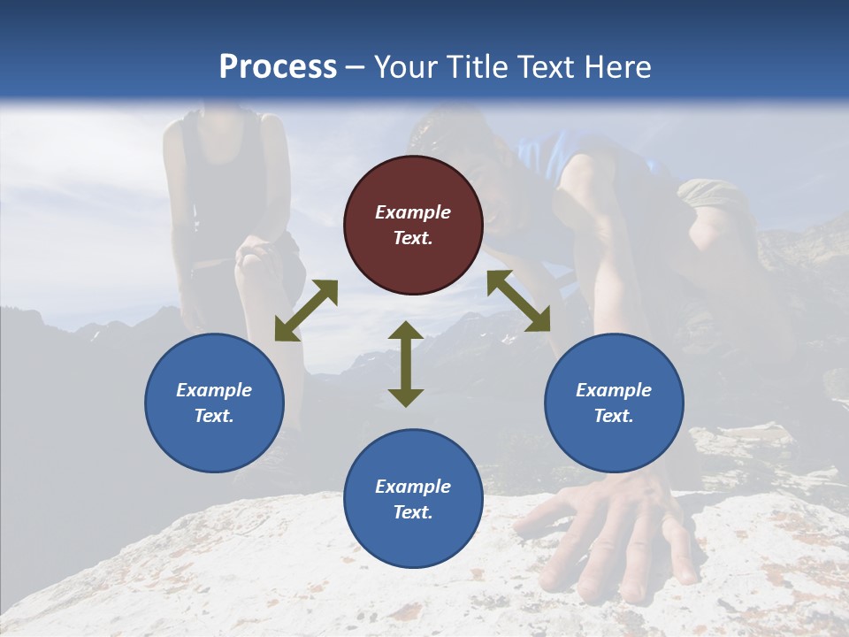 Peak Wilderness Girl PowerPoint Template