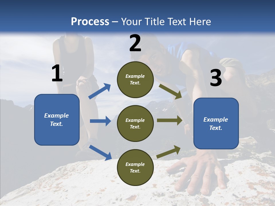 Peak Wilderness Girl PowerPoint Template