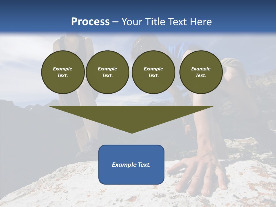 Peak Wilderness Girl PowerPoint Template