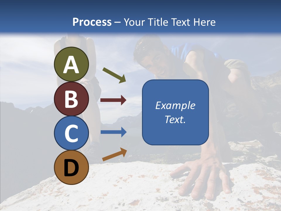 Peak Wilderness Girl PowerPoint Template