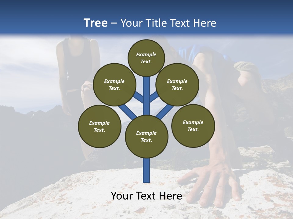 Peak Wilderness Girl PowerPoint Template