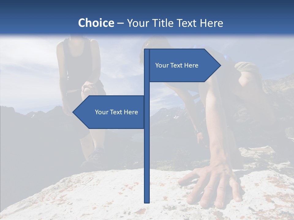 Peak Wilderness Girl PowerPoint Template