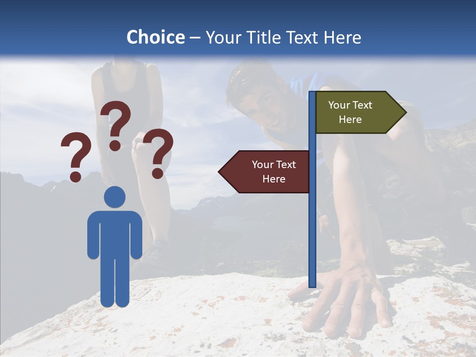 Peak Wilderness Girl PowerPoint Template