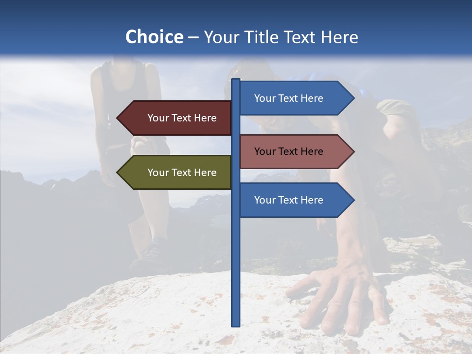 Peak Wilderness Girl PowerPoint Template