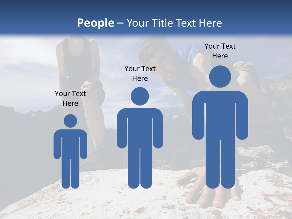 Peak Wilderness Girl PowerPoint Template