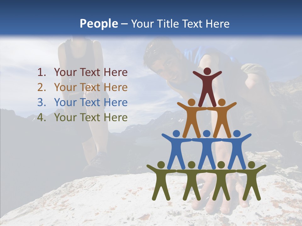 Peak Wilderness Girl PowerPoint Template