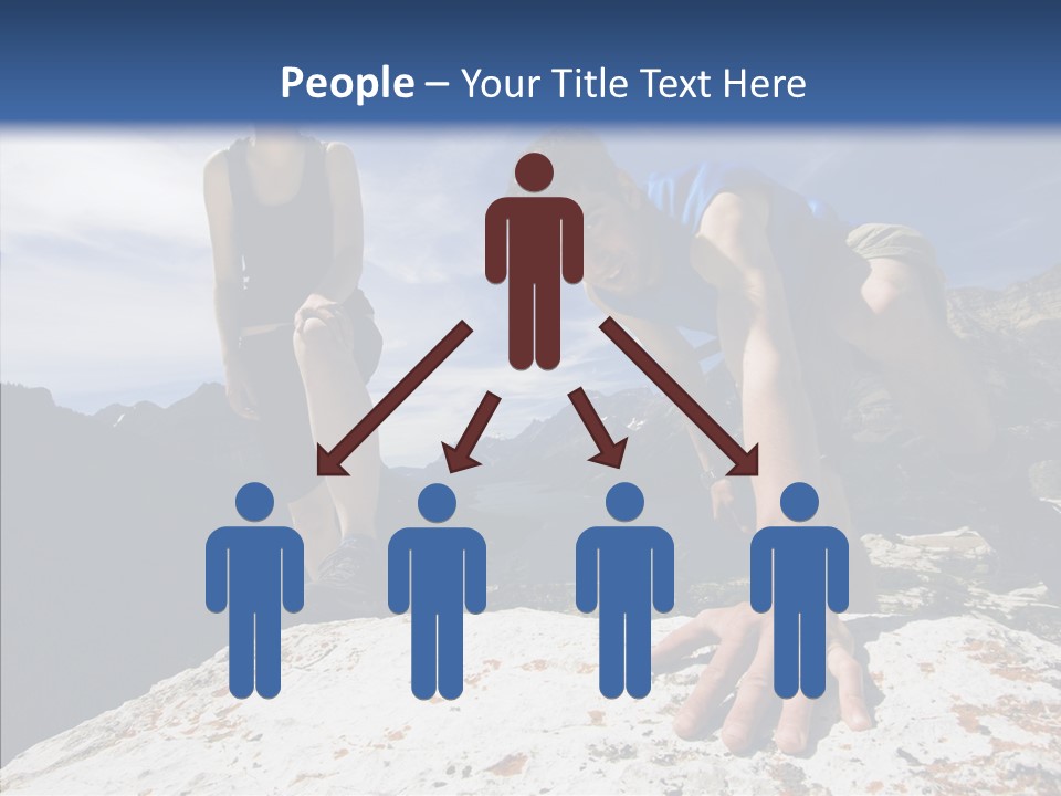 Peak Wilderness Girl PowerPoint Template