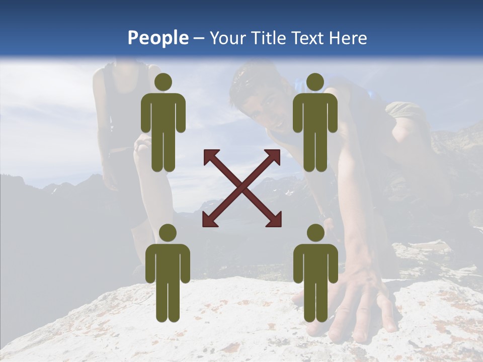 Peak Wilderness Girl PowerPoint Template