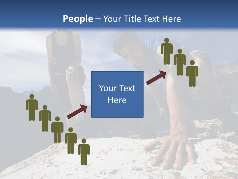 Peak Wilderness Girl PowerPoint Template