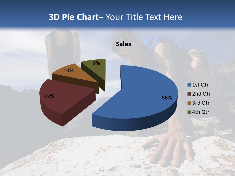 Peak Wilderness Girl PowerPoint Template