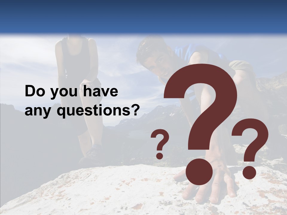 Peak Wilderness Girl PowerPoint Template