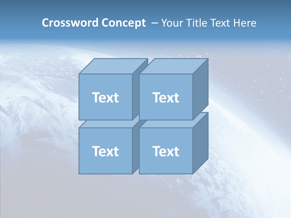 Earth Sun World PowerPoint Template
