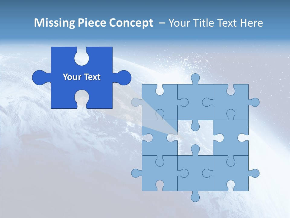 Earth Sun World PowerPoint Template