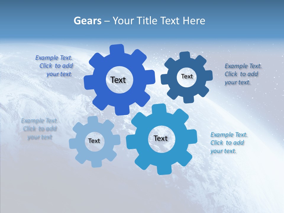 Earth Sun World PowerPoint Template