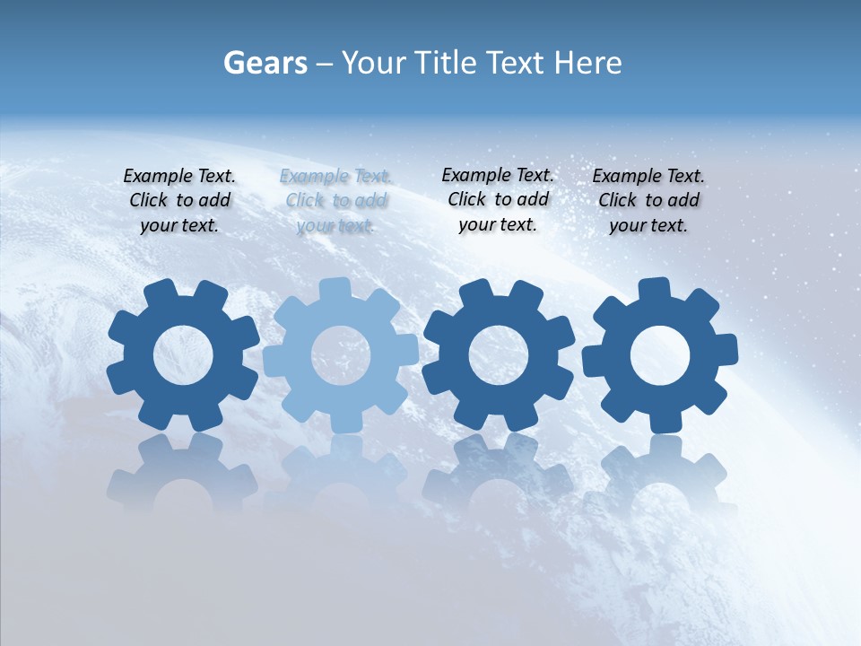 Earth Sun World PowerPoint Template