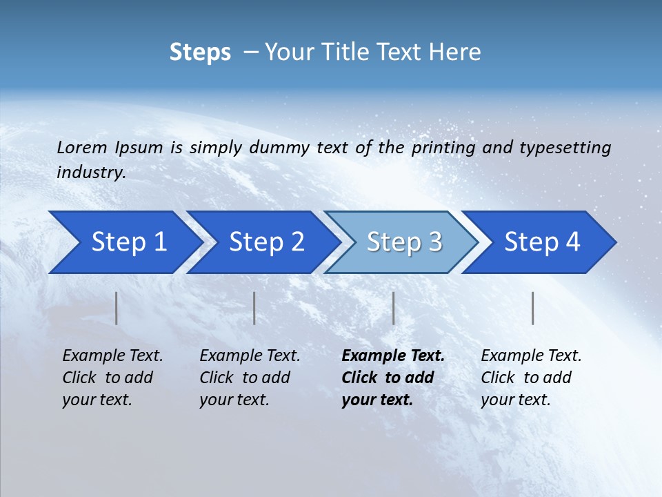 Earth Sun World PowerPoint Template