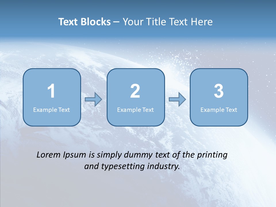 Earth Sun World PowerPoint Template