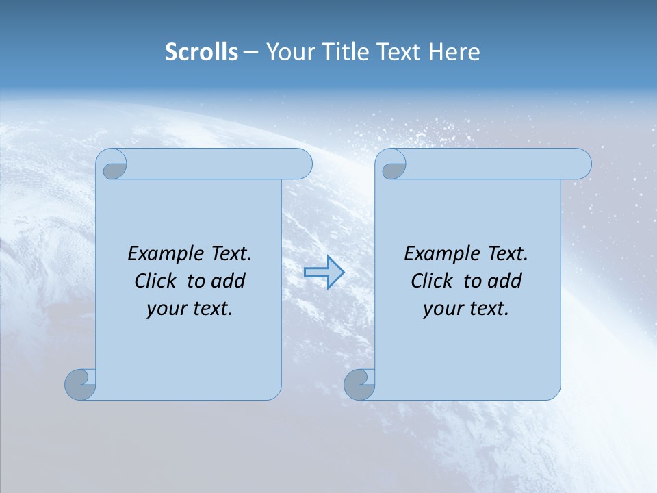 Earth Sun World PowerPoint Template