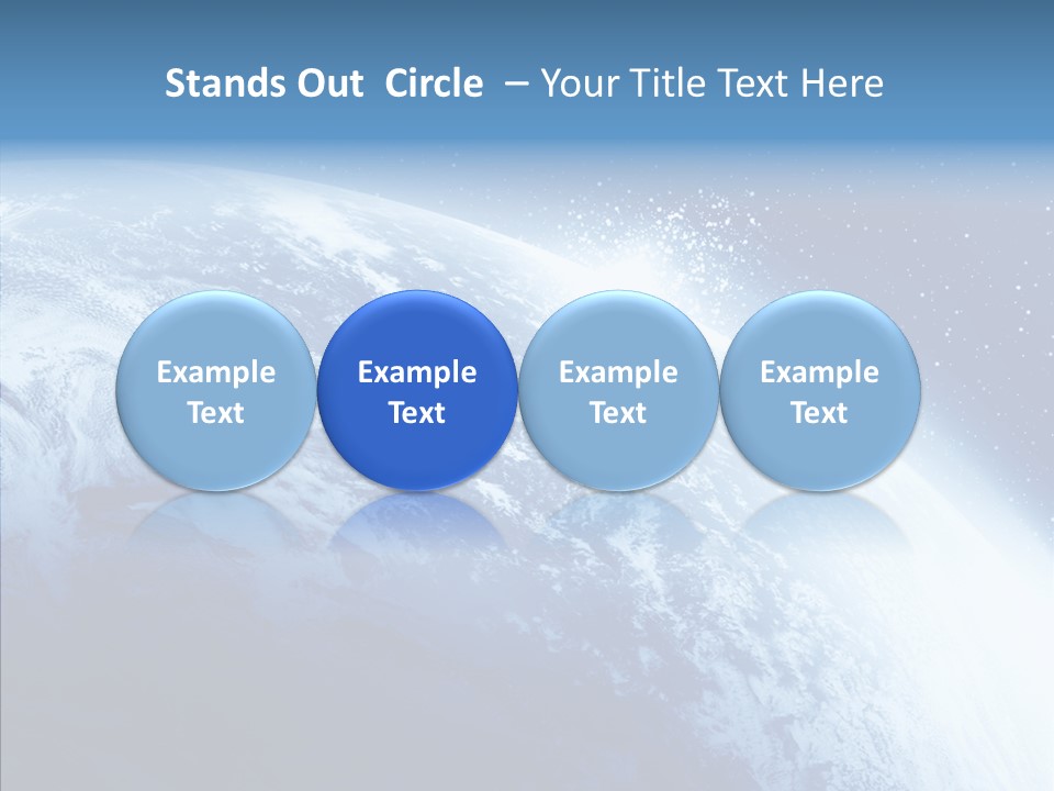 Earth Sun World PowerPoint Template