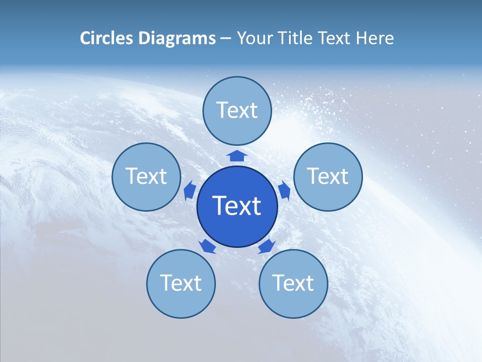 Earth Sun World PowerPoint Template