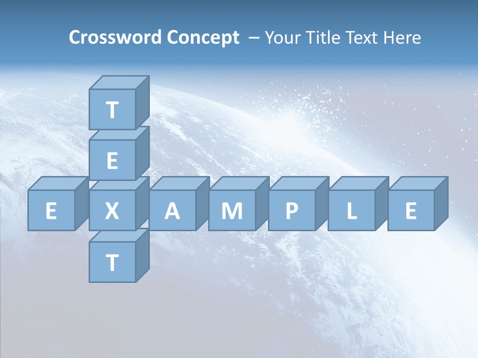 Earth Sun World PowerPoint Template