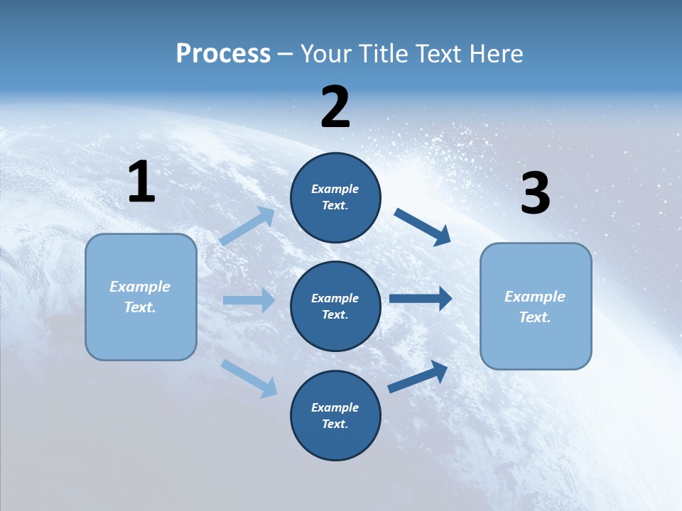Earth Sun World PowerPoint Template
