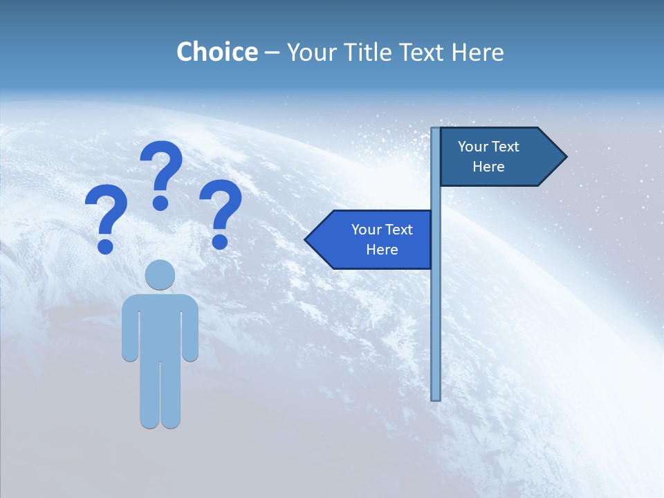 Earth Sun World PowerPoint Template