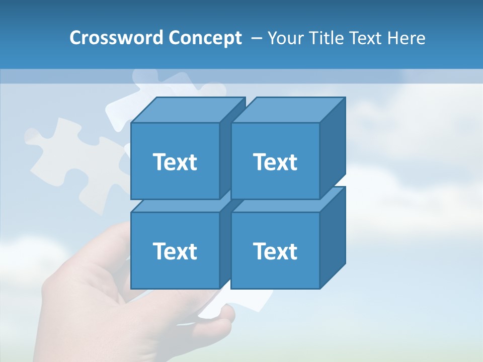 Hand Toy Unique PowerPoint Template