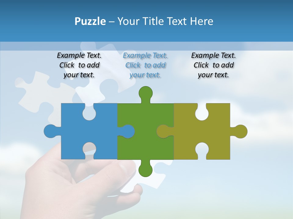 Hand Toy Unique PowerPoint Template