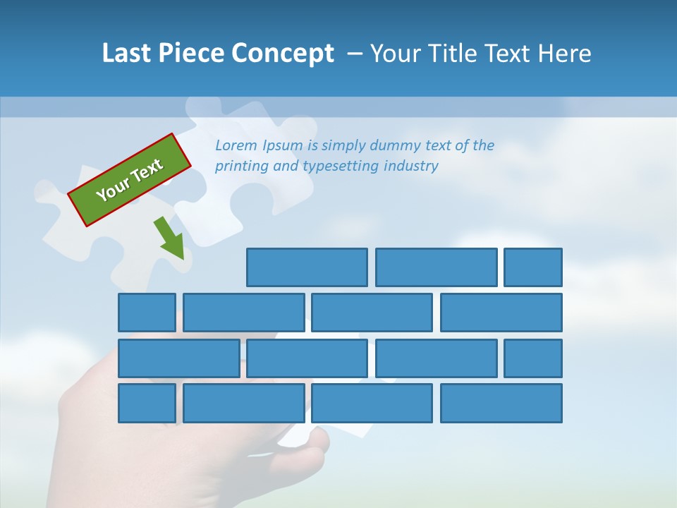 Hand Toy Unique PowerPoint Template