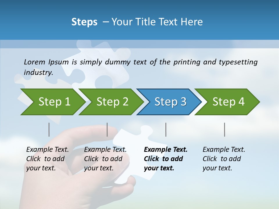 Hand Toy Unique PowerPoint Template
