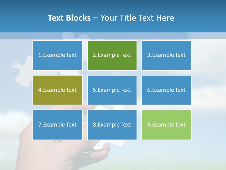 Hand Toy Unique PowerPoint Template