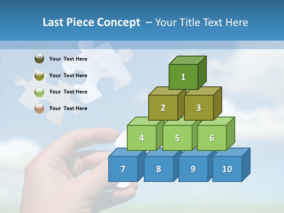 Hand Toy Unique PowerPoint Template