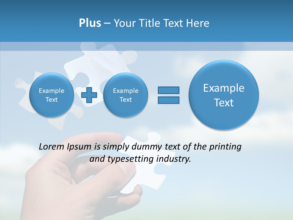 Hand Toy Unique PowerPoint Template