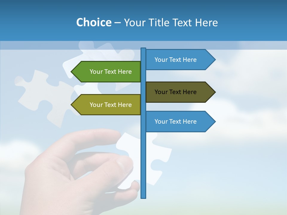 Hand Toy Unique PowerPoint Template