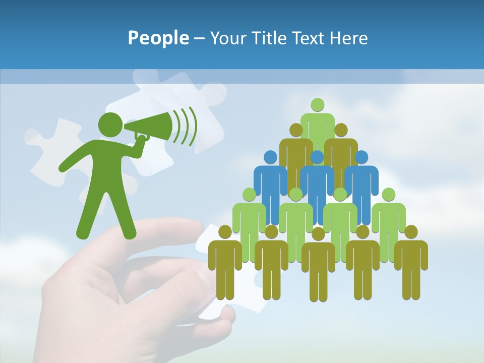 Hand Toy Unique PowerPoint Template