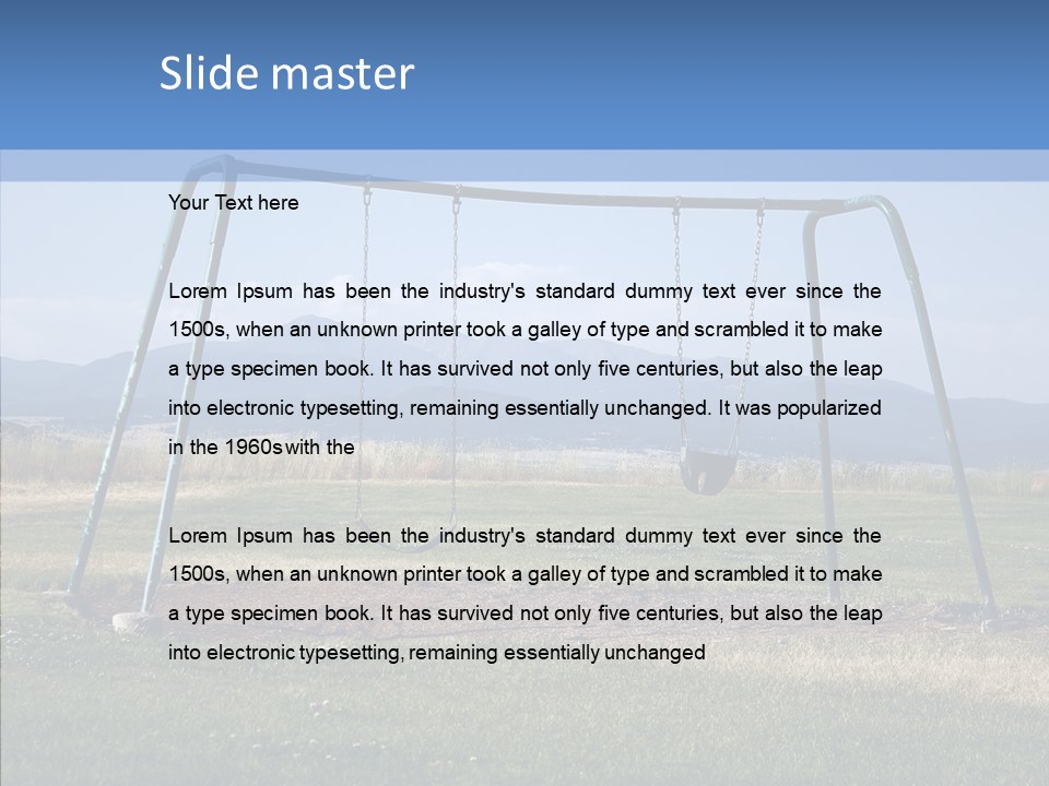 Lifeless Destitute Melancholy PowerPoint Template