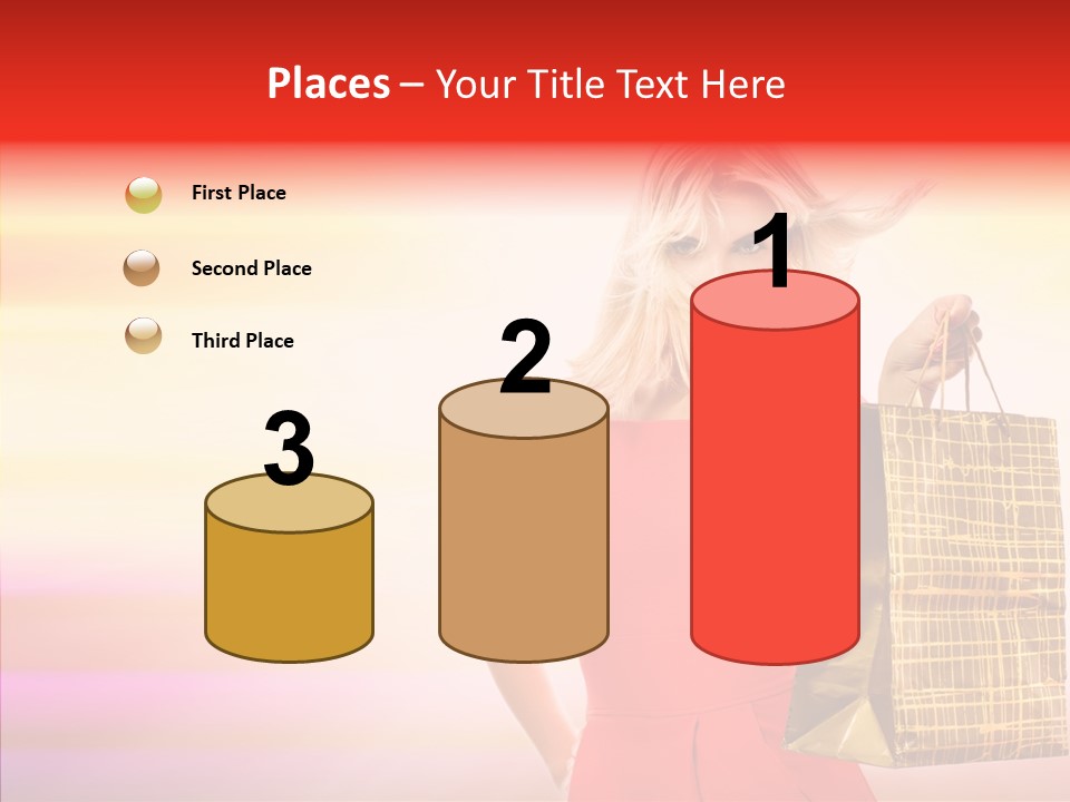 Glow Colorful Female PowerPoint Template