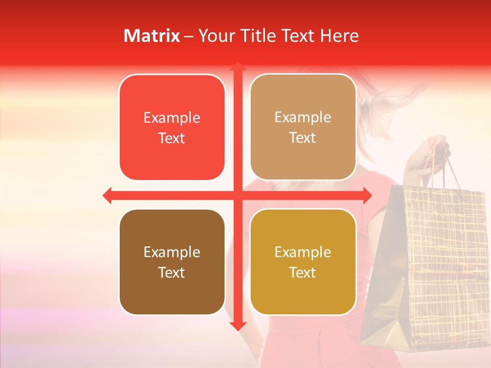 Glow Colorful Female PowerPoint Template