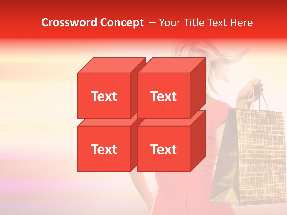 Glow Colorful Female PowerPoint Template