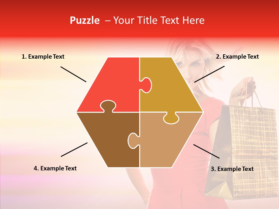 Glow Colorful Female PowerPoint Template