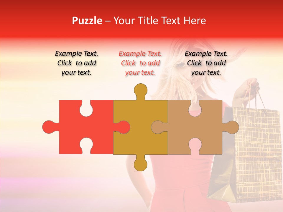 Glow Colorful Female PowerPoint Template